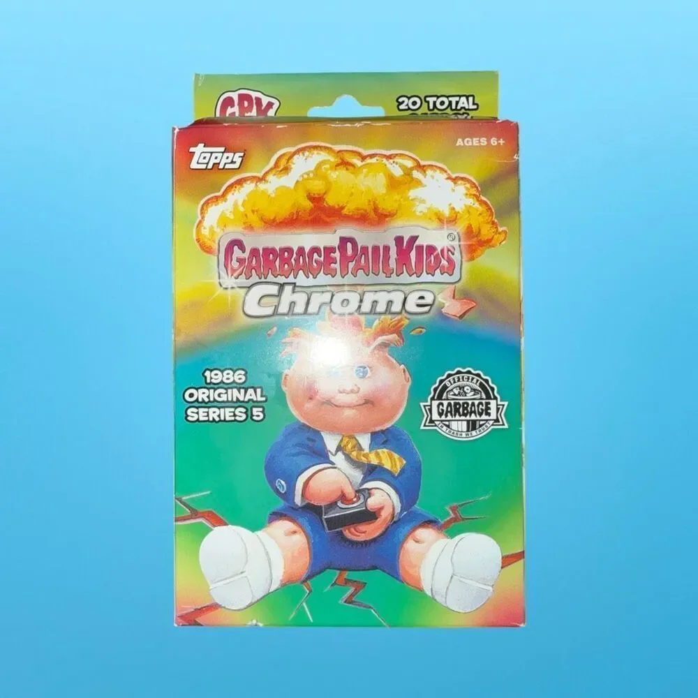 Topps 2022 Garbage Pail Kids Chrome Hanger Box 20 Cards Series 5 OPEN BOX - Picture 4 of 12